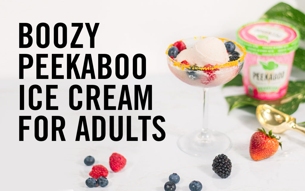 Boozy Peekaboo Ice Cream for Adults